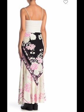 Free People Bali After Hours Floral Maxi Skirt